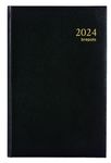 Agenda Lima Saturnus - 1 semaine sur 2 pages - 13,3 x 20,8 cm - noir - Brepols