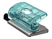 Rapid Colour'Breeze - Mini perforateur - 2 trous - pour 10 feuilles - bleu