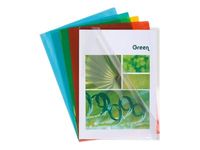 Exacompta - 10 Pochettes coin - A4 - 13/100 - couleurs assorties