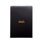 Bloc-Notes Rhodia 19920C A4 – Papier Clairefontaine 90 g/m² - Quadrillage 5x5 - 80 Feuilles Détachables