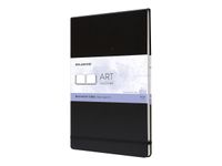 Moleskine Art Collection - Album d'aquarelles - A4 - papier ivoire - uni - couverture noire