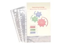 Exacompta - 10 pochettes perforées  - A4 - lisse - 6/100