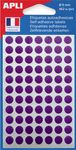 Apli Agipa - 462 Pastilles adhésives - violet - diamètre 8 mm - réf 111836