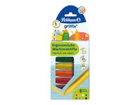 Pelikan Griffix - crayon à double pointe - couleurs assorties (pack de 8)