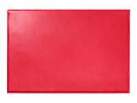 L'Agenda Moderne Satiny - Sous-main simple - 56 x 38 cm - rouge - Quo Vadis