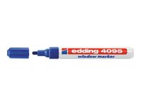 edding 4095 window - Marcador - para cristal - azul - tinta al agua - 2-3 mm