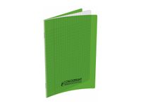 Conquérant Classique - Cahier polypro 17 x 22 cm - 48 pages - grands carreaux (Seyes) - vert