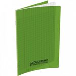 Conquérant Classique - Cahier polypro A4 (21x29,7cm) - 140 pages - grands carreaux (Seyes) - vert