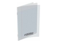 Conquérant Classique - Cahier polypro 24 x 32 cm - 48 pages - grands carreaux (Seyes) - transparent