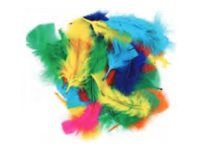 Graine Creative - Jeu de plumes - 150 pièces - 180 mm - variée - plume de dinde
