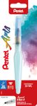 Pentel – Pinceau à réservoir d’eau – Pointe fine – bleu