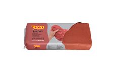 Jovi Pâte Autodurcissante Air Dry 250 g – Terracotta, Facile à Modeler et Séchage à l’Air