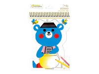 Avenue Mandarine Graffy Nimo - Livre à colorier - 150 x 255 mm - 24 feuilles / 48 pages - ours