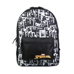 Bagtrotter - Cartable - 1 compartiment - polyester - noir, blanc, gris - Spider-Man