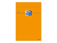 Oxford - Bloc notes - 8,5 x 12 cm - 160 pages - petits carreaux - 80G - orange