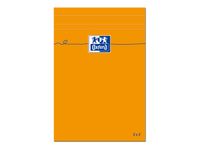 Oxford - Bloc notes - 11 x 17 cm - 160 pages - petits carreaux - 80G - orange