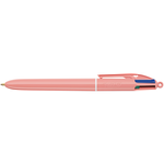 BIC - Stylo Bille 4 Couleurs Rasberry - Pointe 1 mm