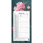Calendrier mensuel avec feuillets détachables 13 x 23 cm sur plaque décors Sophie Adde 16 x 33 cm  - disponible dans différentes couleurs - Exacompta