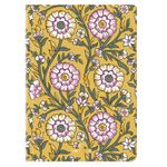 Carnet A6 ligné/petits carreaux Salto fleurs block print