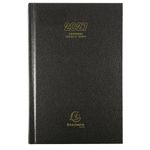 Agenda de bureau Couronne - Euros et Cents - 1 jour par page - 11 x 17 cm - noir - Exacompta
