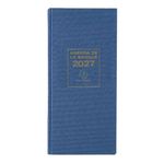 Agenda de bureau Banquier long - Euro et Cents - 1 volume - 2 pages par jour - 16 x 34 cm - disponible dans différentes couleurs - Exacompta