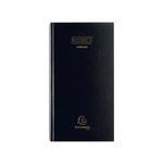 Agenda de bureau Comptoir - Euros et Cents - 1 jour par page - 15 x 27 cm - noir - Exacompta