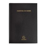Agenda de bureau Perpétuel de Caisse - 1 jour par page - 14,8 x 21 cm - noir - Exacompta