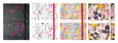 Agenda à élastique Oxford Flowers - 1 jour par page - 15 x 21 cm - disponible dans différentes couleurs - Hamelin