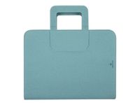 Oberthur Oakland - Conférencier A4 zippé à poignées aimantées - bleu