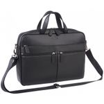 Oberthur Bradford - Sacoche pour ordinateur portable 15,6" - 2 compartiments - noir