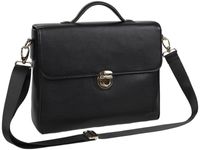 Oberthur Lady Bradford - Cartable rigide 2 compartiments - noir - 29 x 11,5 x 36 cm