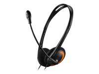 CANYON CNS-CHS01BO - Casque filaire avec micro - noir/orange