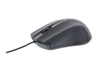 T'nB SHARK - Ratón - óptico - 3 botones - cableado - USB - negro