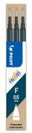 Pilot Frixion Ball - 3 Recharges pour rollers effaçables - 0,5 mm - bleu nuit