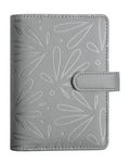 Floralie - Organiseur 16 mois - 11 x 14,5 cm - argent - Exacompta
