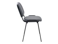 Chaise VISIMILI - empilable par 12 - gris