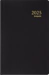 Agenda de poche Delta Seta - 1 semaine sur 2 pages - 8 x 12 cm - noir - Brepols