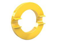 Dahle - Aimant super puissant Neodym - 8 cm de diamètre - avec porte marqueur - jaune