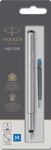 Parker Vector - Stylo plume + 1 cartouche - acier