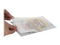 INOVSHOP - Protège-visuel anti-reflet en PET pour socle bois - A5