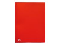 Initial - Porte vues - 100 vues - A4 - rouge