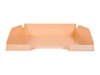 Exacompta Combo Midi Aquarel - Corbeille à courrier - corail