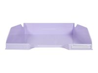 Exacompta Combo Midi Aquarel - Corbeille à courrier - mauve