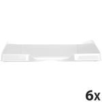 Exacompta COMBO - 6 Corbeilles à courrier blanc opaque