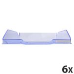 Exacompta COMBO Glossy - 6 Corbeilles à courrier bleu