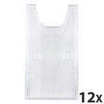 Exacompta Office - 12 Porte-brochures / Trieurs muraux 1 compartiment A6