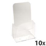 Exacompta - 10 Porte-brochures A4 - 1 compartiment