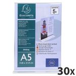 Exacompta - 30 Porte-visuels droit - A5 vertical