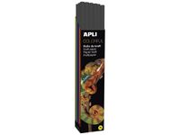 Apli Agipa - Papier cadeau kraft - 100 cm x 3 m - 70 g/m² - noir