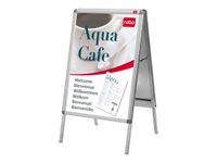Nobo - Présentoir - sur pied - 841 x 594 mm - pour A1 - double face - extérieur